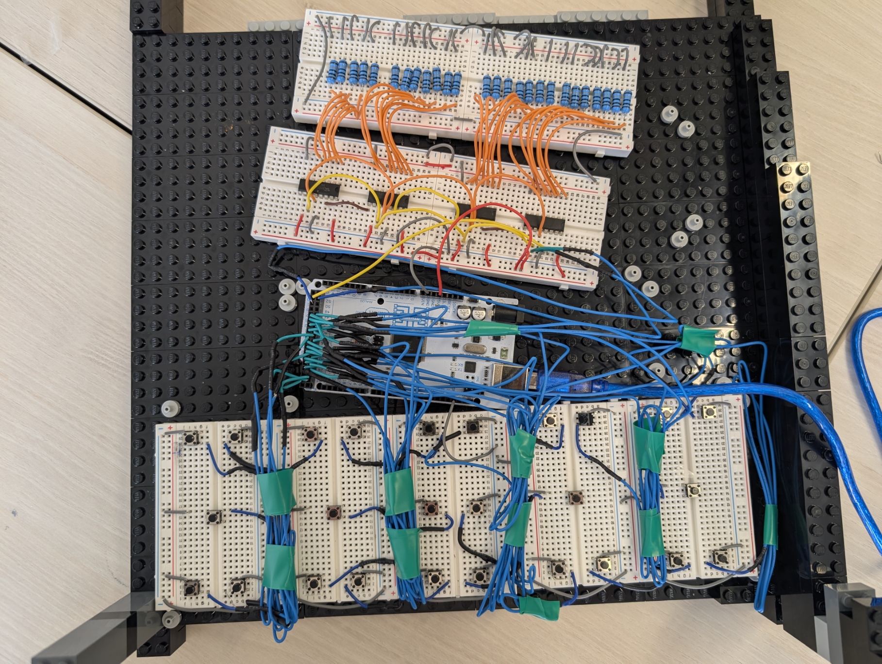 Cablages arduino de la Phase 2